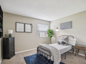 Two bedrooms, one bath