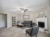 Two bedrooms, two baths