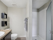 Two bedrooms, two baths
