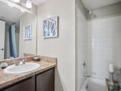Two bedrooms, two baths