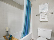 Two bedrooms, two baths